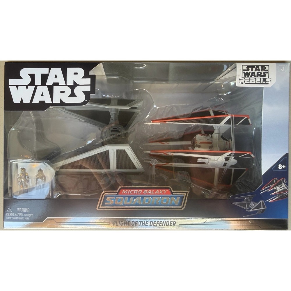 STAR WARS MICRO GALAXY SQUADRON BATTLE PACK - TIE INTERCEPTOR vs TIE DEFENDER